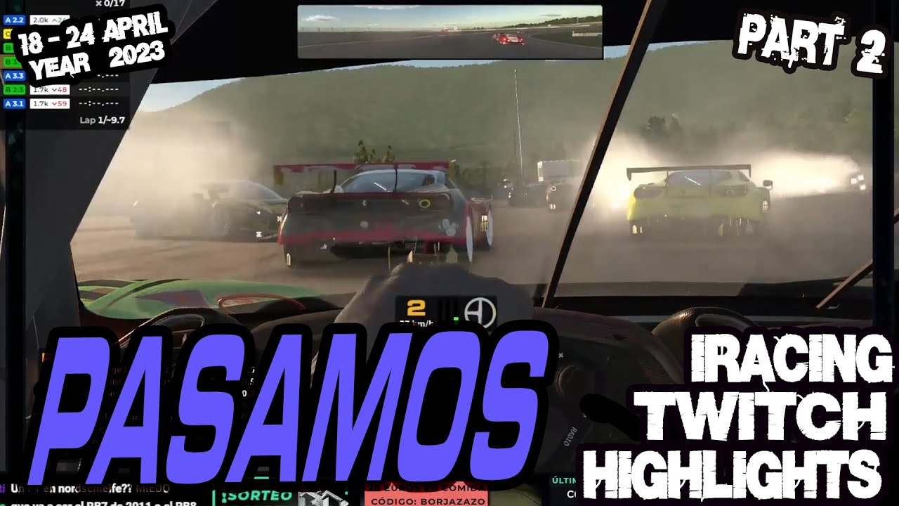 iRacing Twitch Highlights 23S2W6P2  18 - 24 April 2023 Part 2 Funny moves saves wins fails