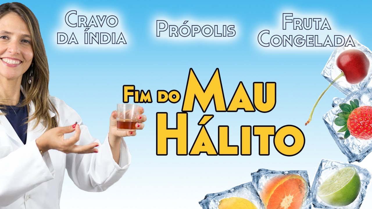 Como curar o mau hálito