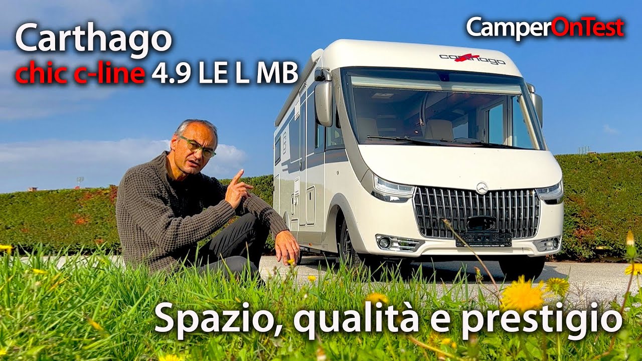 Carthago Chic c-line 4.9 LE L MB: tanto spazio e qualità indiscussa per questo prestigioso motorhome