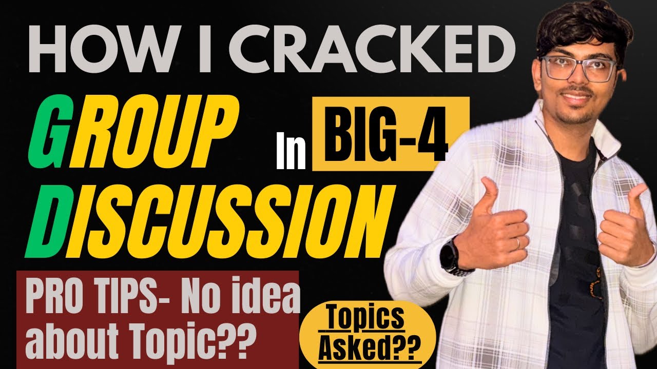 HOW TO CRACK GROUP DISCUSSION?? | BIG-4 | How to start GD if you don&rsquo;t know the Topic⚠️ #Articleship