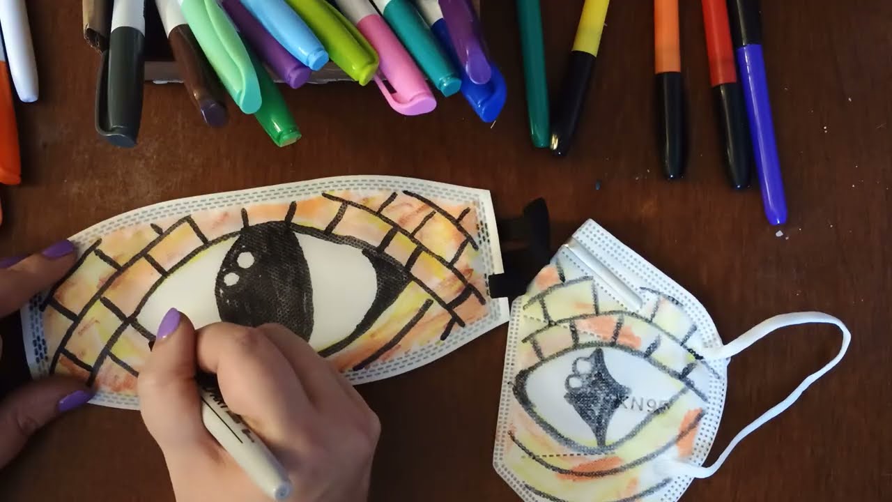 DIY Mask Decoration - Dragon Eye