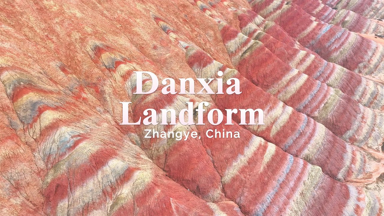🌈 Zhangye Danxia: The Rainbow Mountains of China | 4K Drone Aerial Tour 🏜️