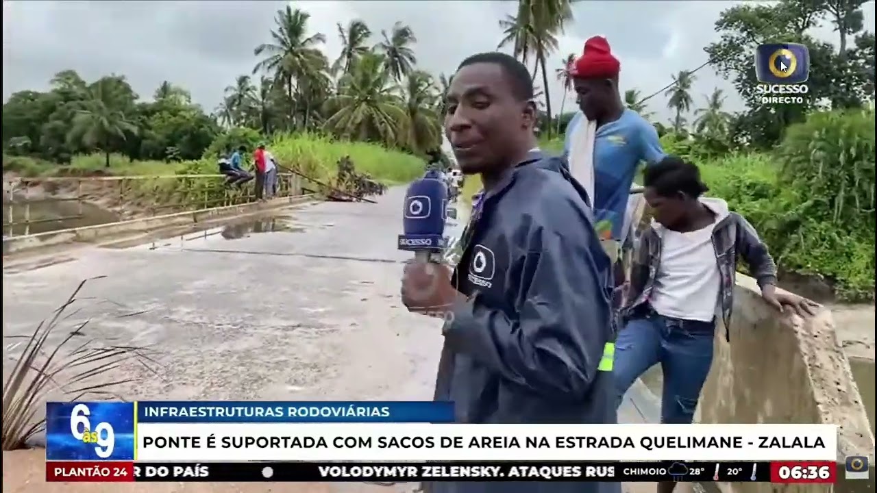 PONTE SOBRE O RIO MUGUGUDA AMEAÇA DESABAR EM QUELIMANE