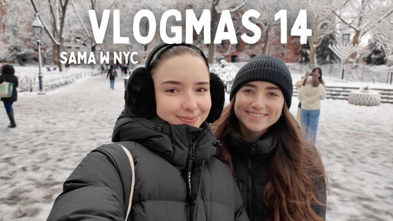 VLOGMAS🇺🇸| pierwszy śnieg, maraton nauki i relacja ze współlokatorką✨