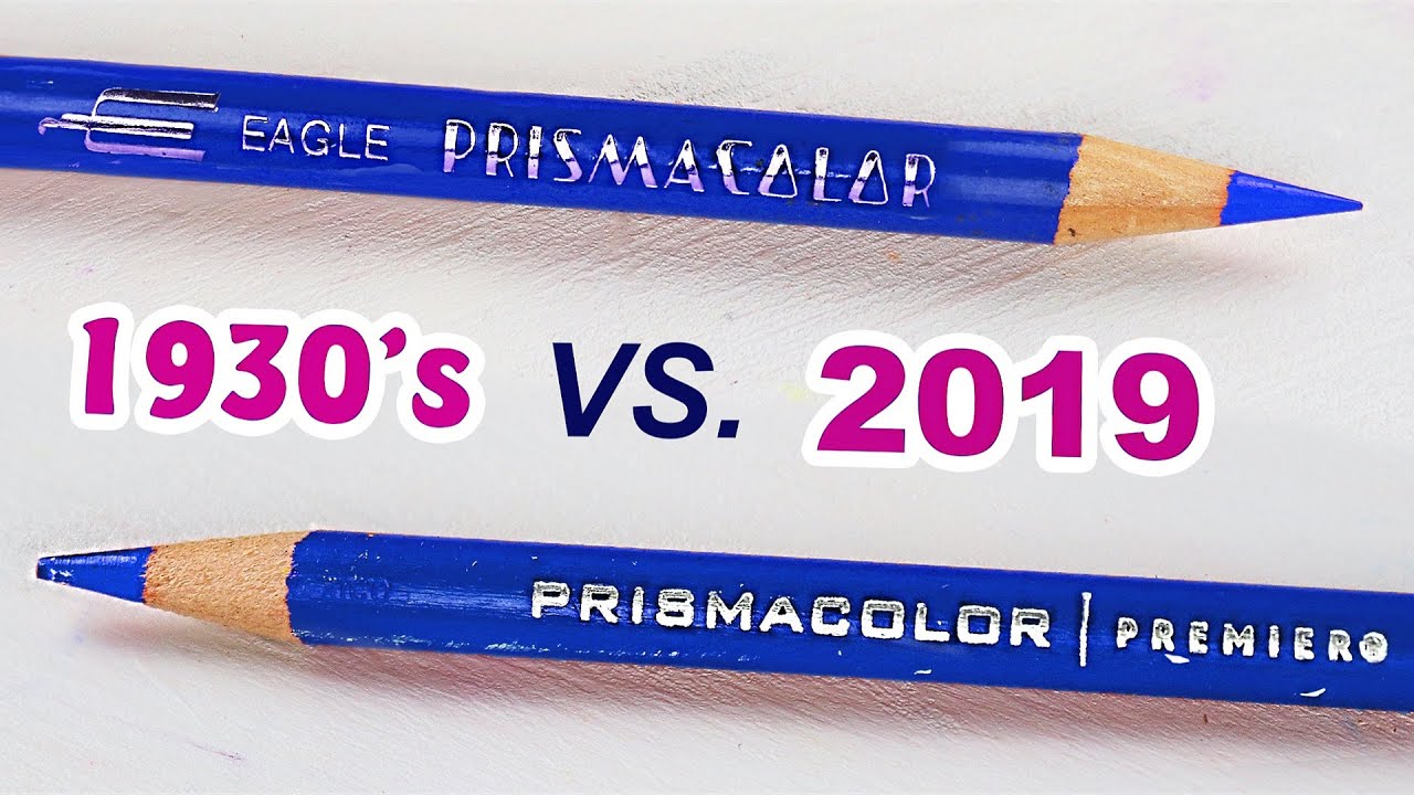 Сравнение карандашей Prismacolor 80-летней давности и Prismacolor 2019 года: стали ли они лучше и...