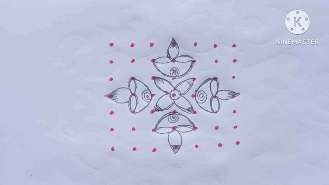 daily wear muggulu with 7*7 dots//🪔 deepam muggulu//beautiful and unique rangoli designs