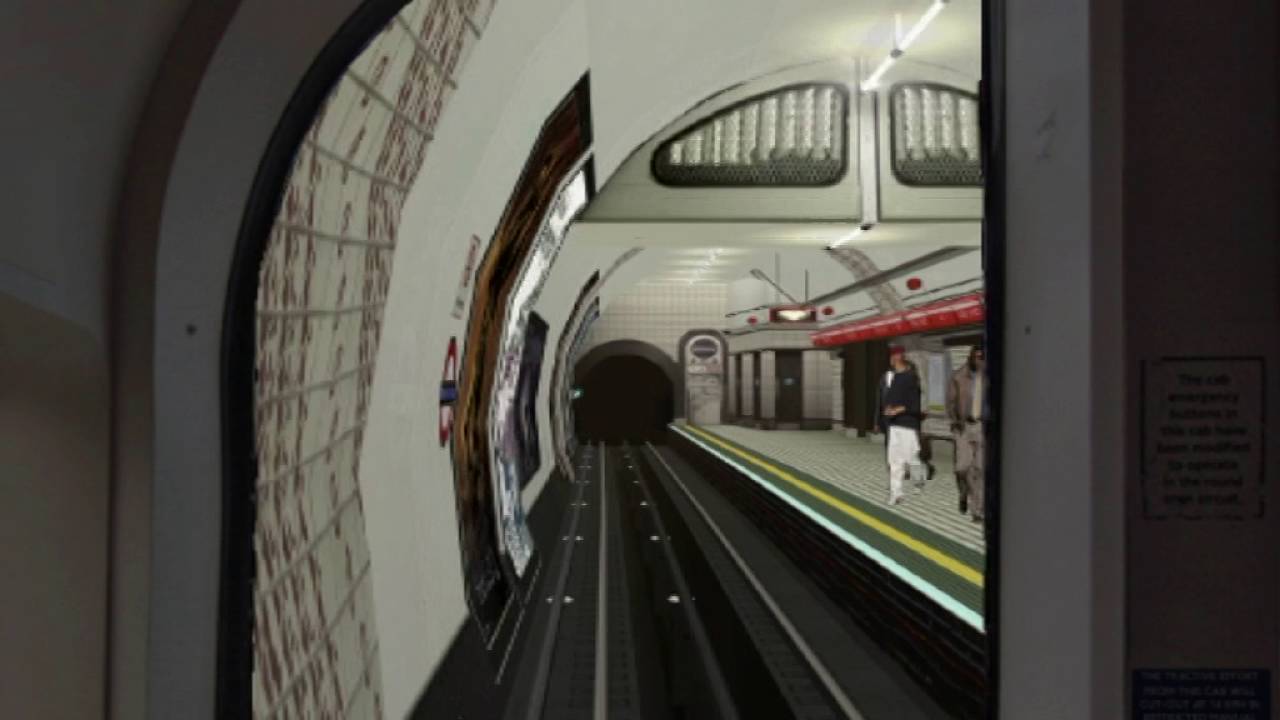 OpenBVE - London Underground Central Line - Fast Motion