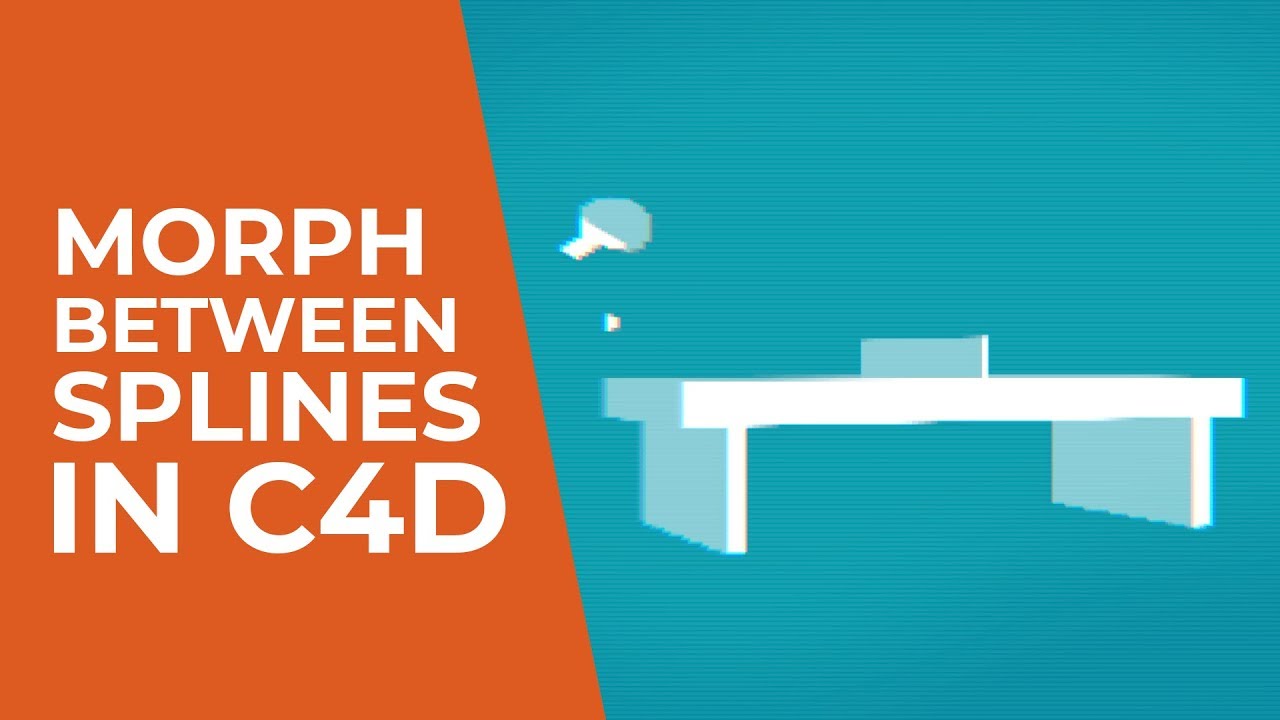 Morph Between Splines in C4D with Pose Morph Tag