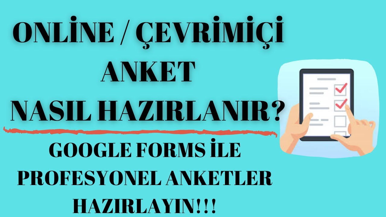 Online Anket Nasıl Hazırlanır / Online Anket Oluşturma