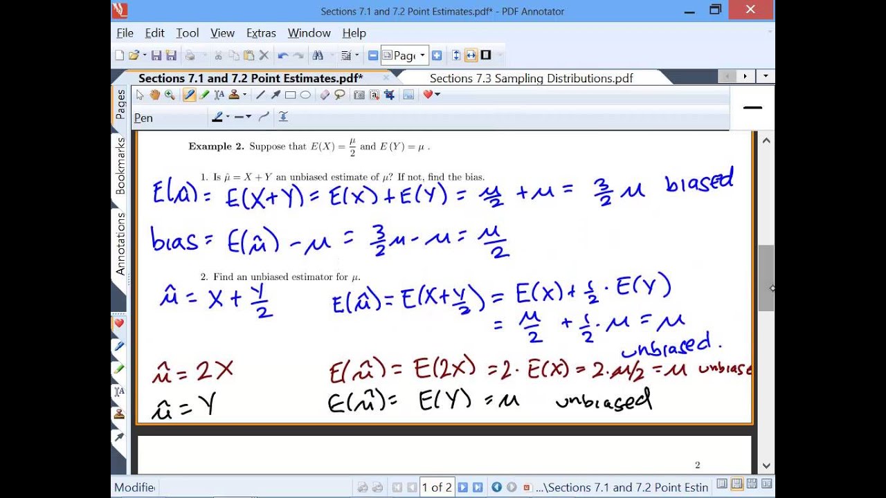 Lesson 13a: Point Estimates