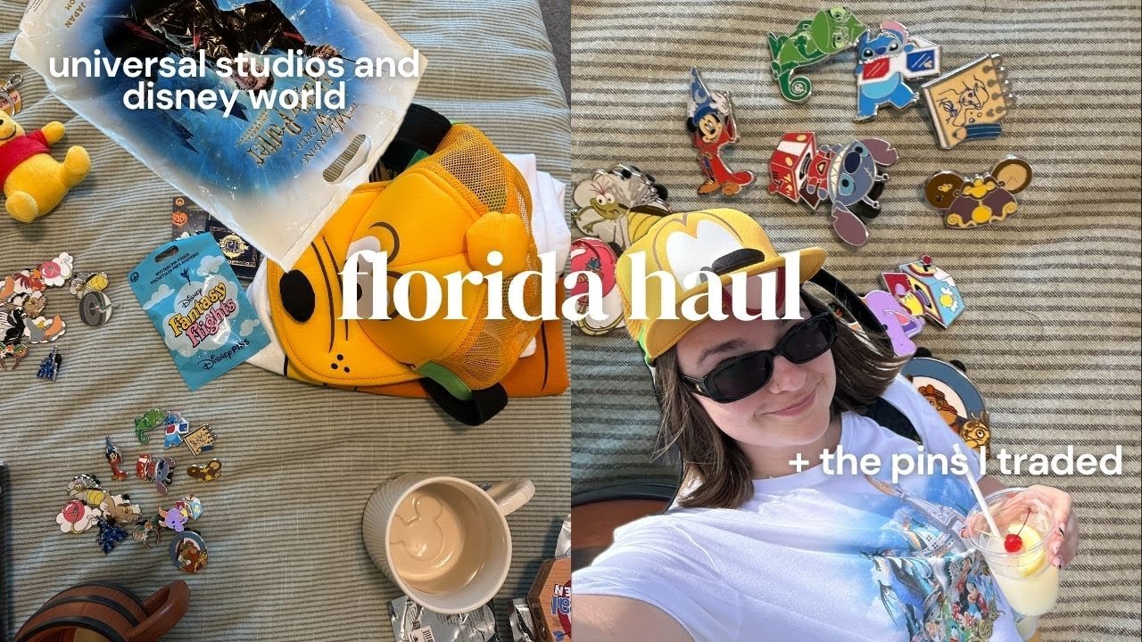 Флоридская добыча 🛍️🎢☀️ - сентябрь 2025 г. - Universal Studios, HHN, Disney World и значки, котор...