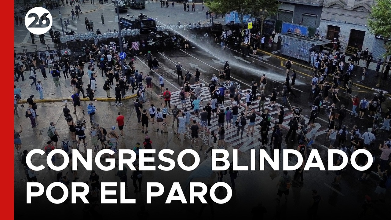 🇦🇷 PARO NACIONAL | El Congreso está completamente blindado