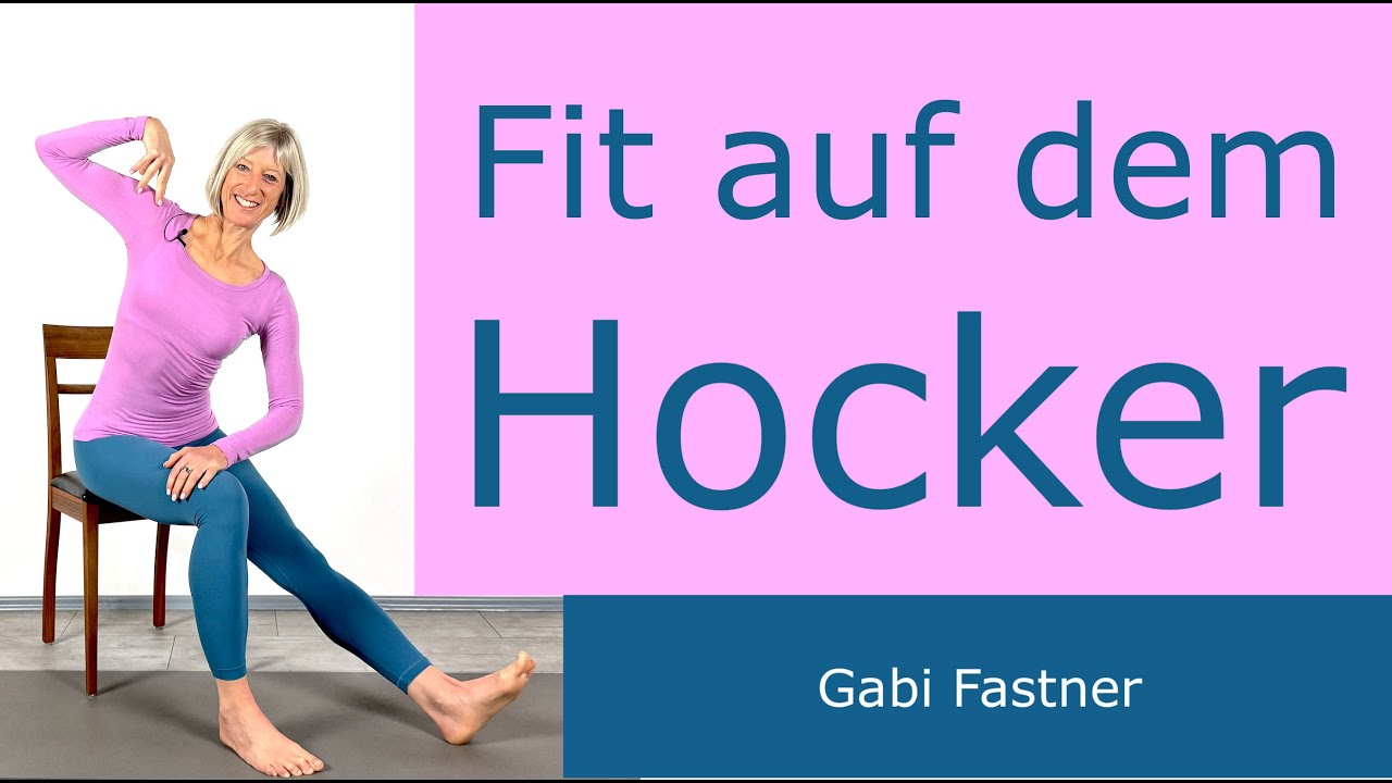 👜 21 min. Fit auf dem Hocker | gestärkt und aktiv im Sitzen, Beine, Rücken und Bauch trainiert
