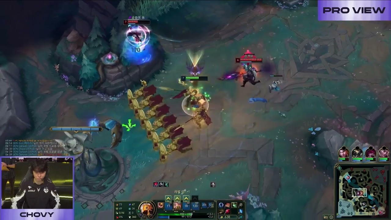 GENG Chovy Azir Pro View | GENG vs T1 | 2025 LCK Round 1-2 W7D5