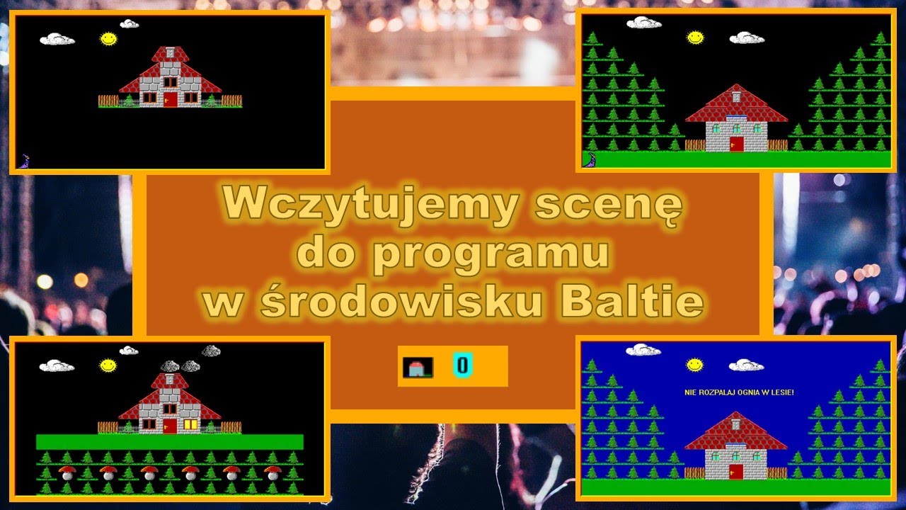 Wczytujemy scenę do programu i tworzymy historyjki w środowisku Baltie