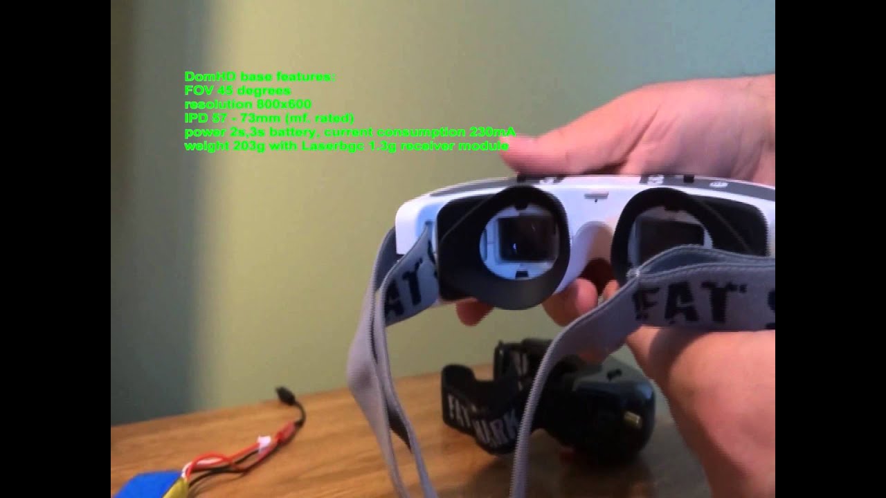 Fatshark Dominator HD vs RCV922 Base