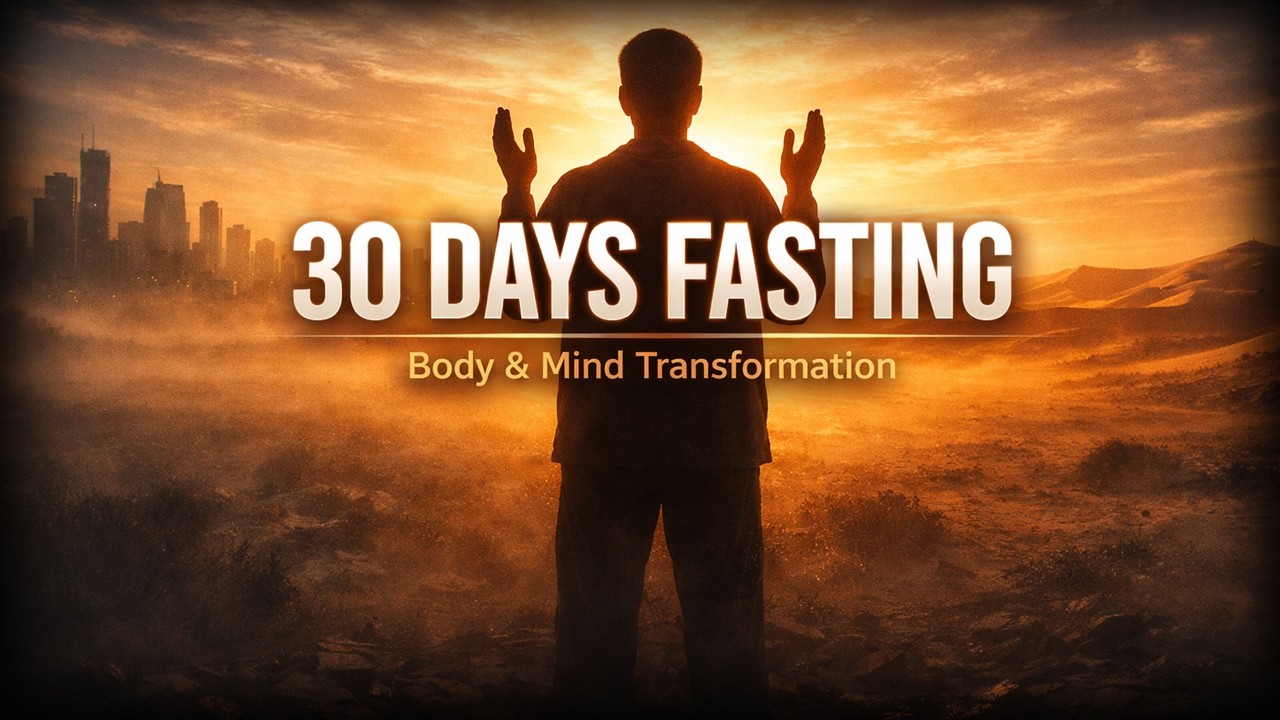 30 Days of Powerful Fasting | The Hidden Benefits Explained | What Happens to Your Body & Mind ?