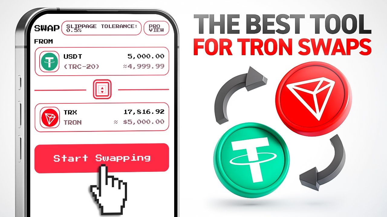 How to Swap Tokens on TRON Even With 0 TRX