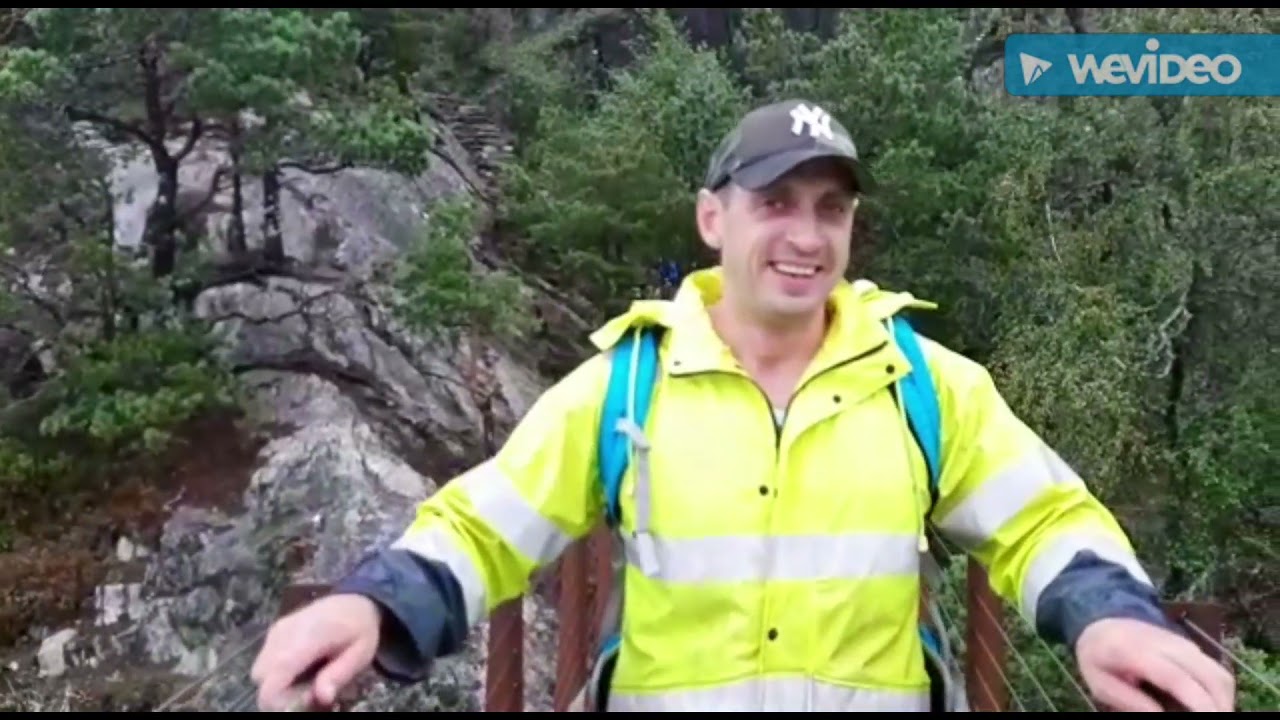 Норвегия Andalsnes подём на гору Romsdalen
