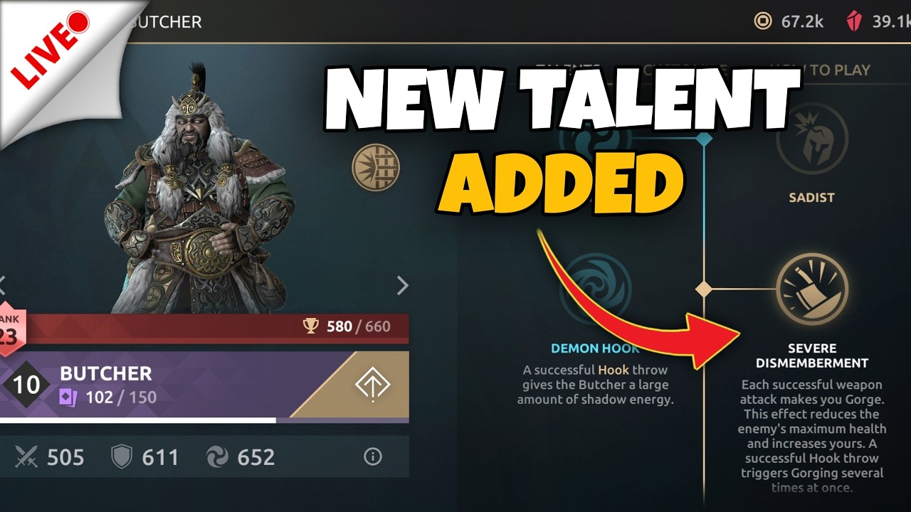 Butcher Bhai Sahab Ko New Talent Milte Huee 🔥 | Shadow Fight 4 Live