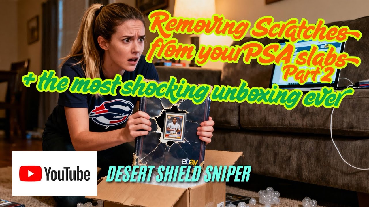 Removing Scratches from your PSA slabs Part 2 （+the most shocking unboxing ever）