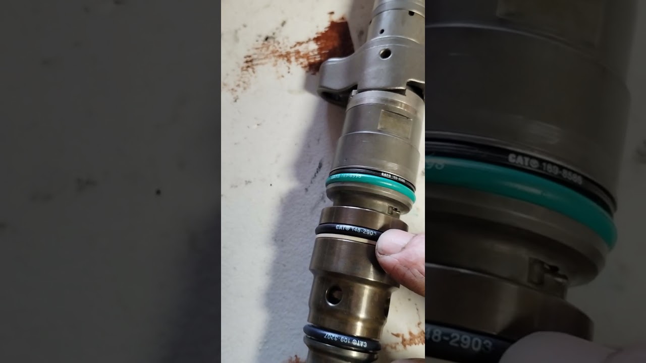 o-ring replacement on c7 caterpillar engine heui injector.