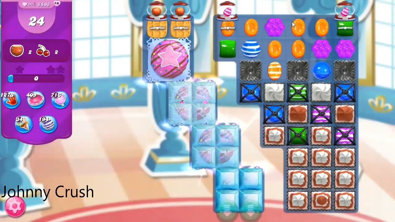 Candy Crush Saga LEVEL 5595 NO BOOSTERS (second version)