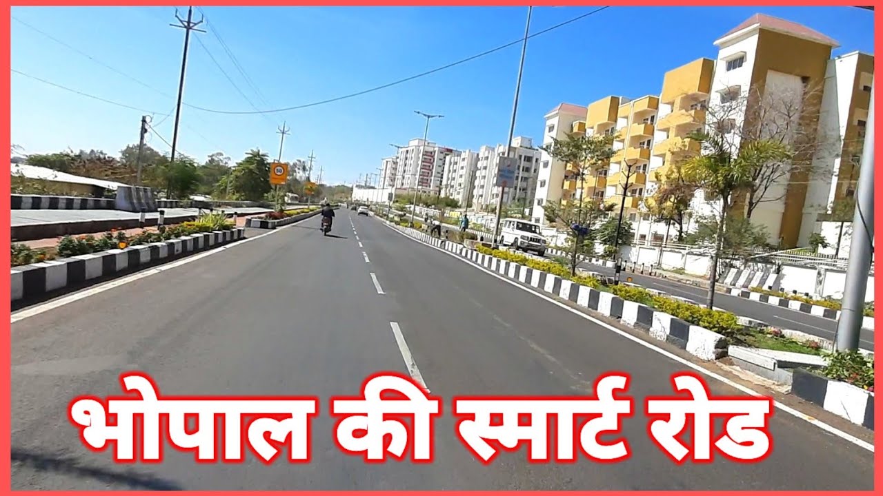 Bhopal: Driving from Ret Ghat to P&T Square via Smart Road #bhopal