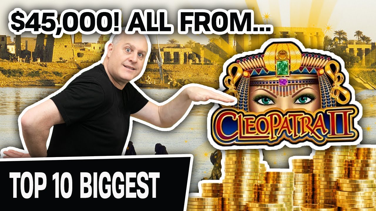 🔟 My 10 BIGGEST WINS EVER on Cleopatra 2 👩 Almost $45,000 IN SLOT MACHINE WINNINGS