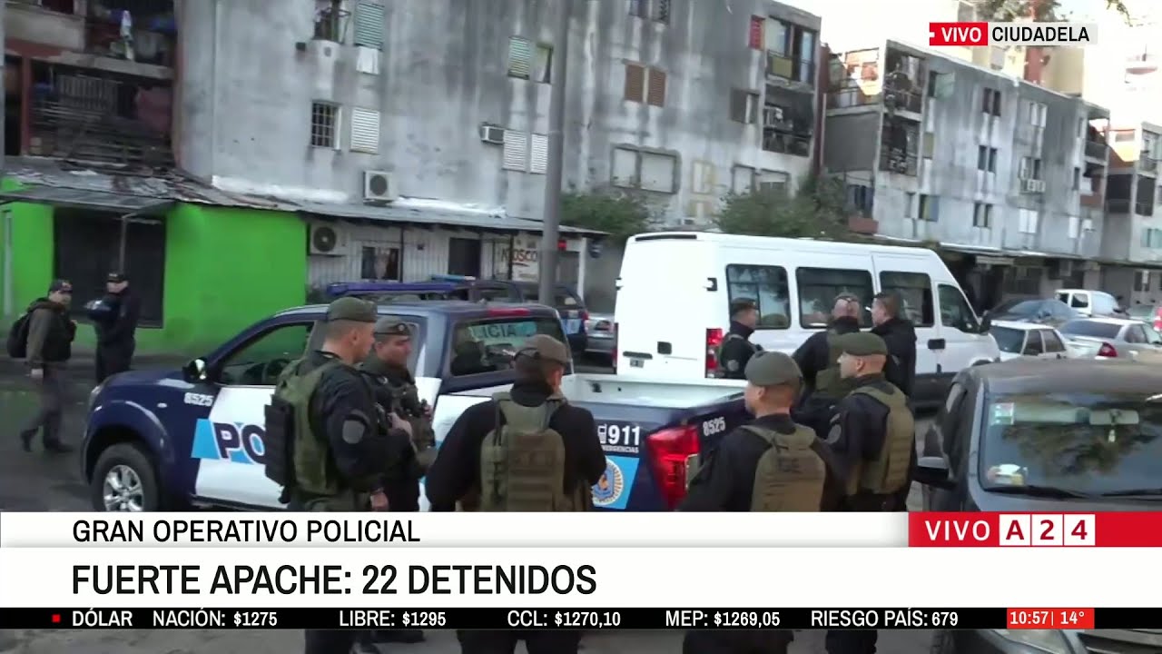 🚨 MEGAOPERATIVO POLICIAL EN FUERTE APACHE DEJA 22 DETENIDOS