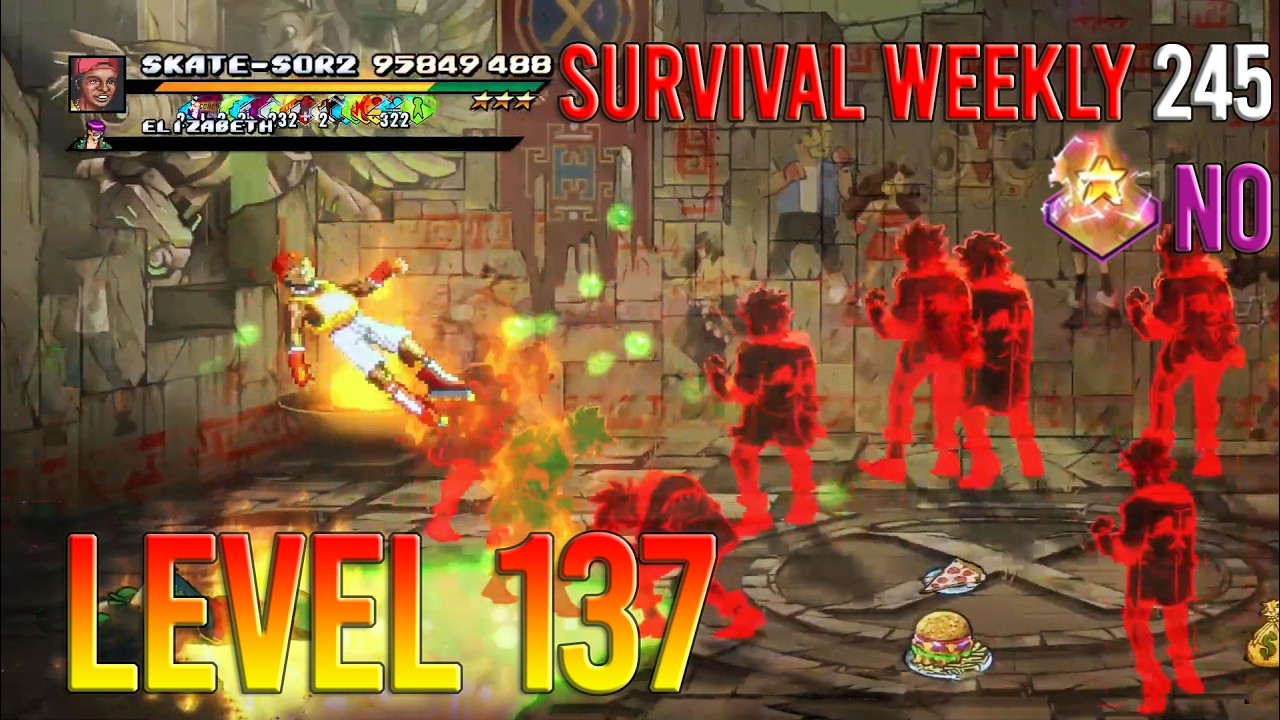 Streets Of Rage 4 - Skate SOR2 Survival Weekly 245 V8 (Level 137)