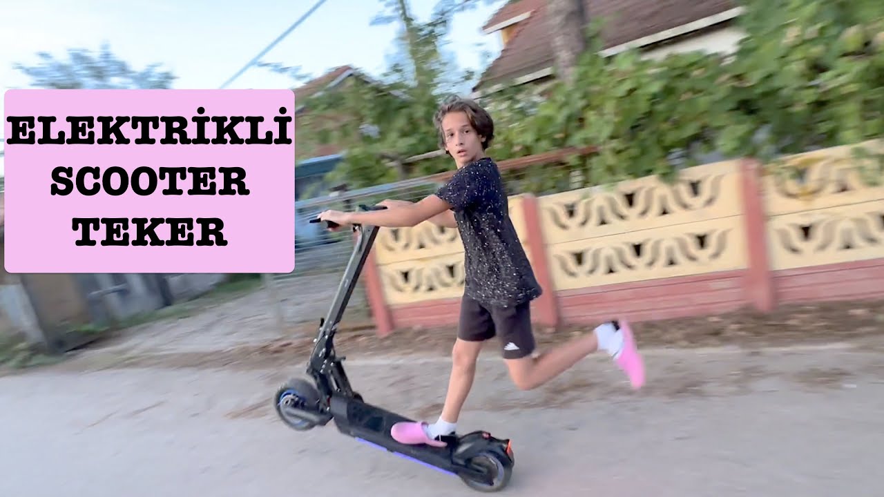 Elektrikli Scooterla Tek Teker. HÜSO. HiFree G1