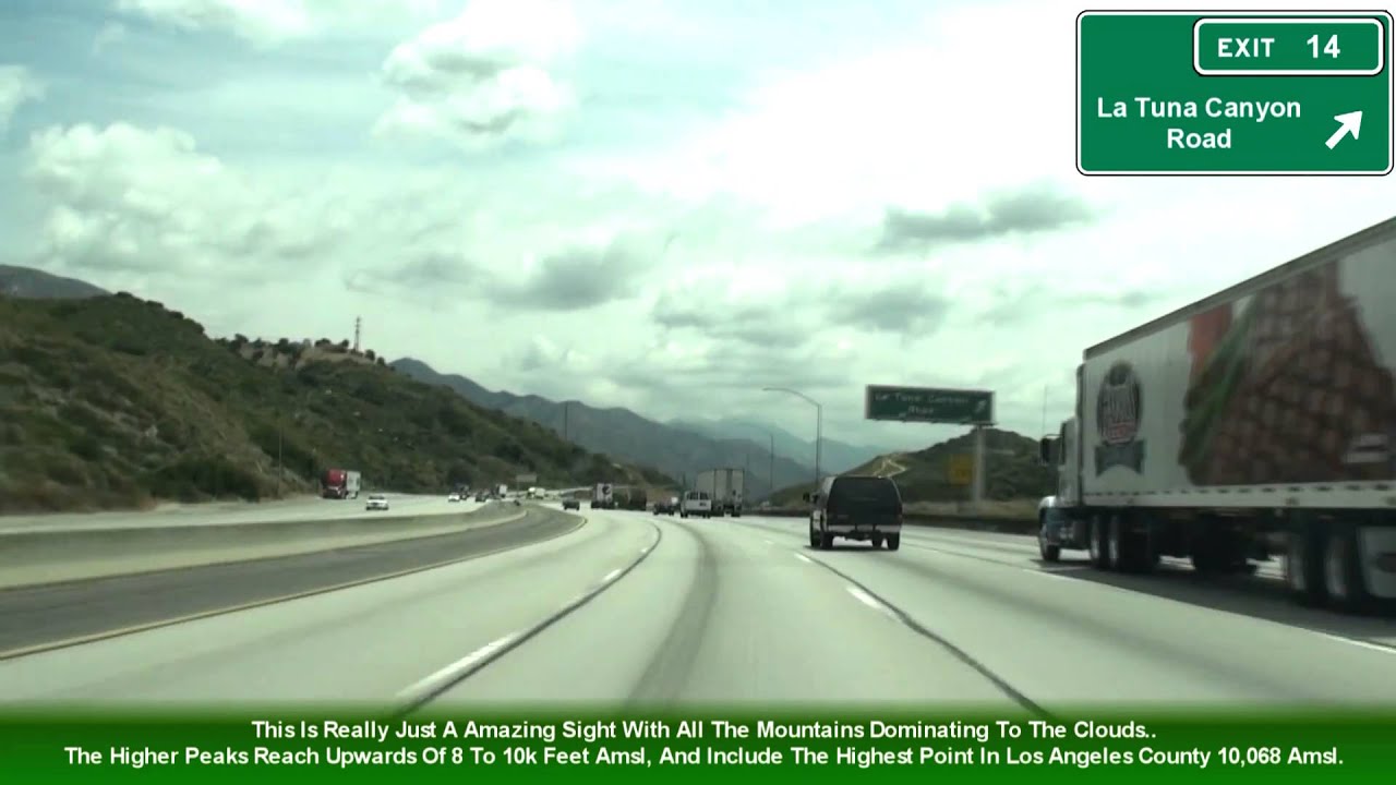 I-210  Los Angeles, CA The Foothill Freeway ( Exits 8-24 )