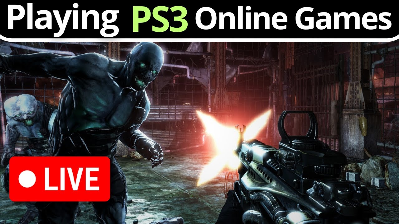 Playing PS3 Games Online With Viewers!!