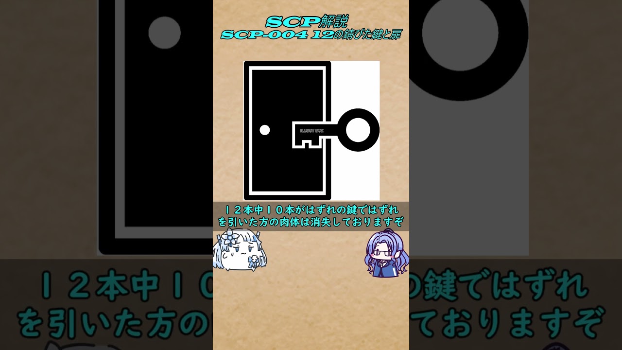 【SCP解説】SCP‐００４について【VOICEVOX】