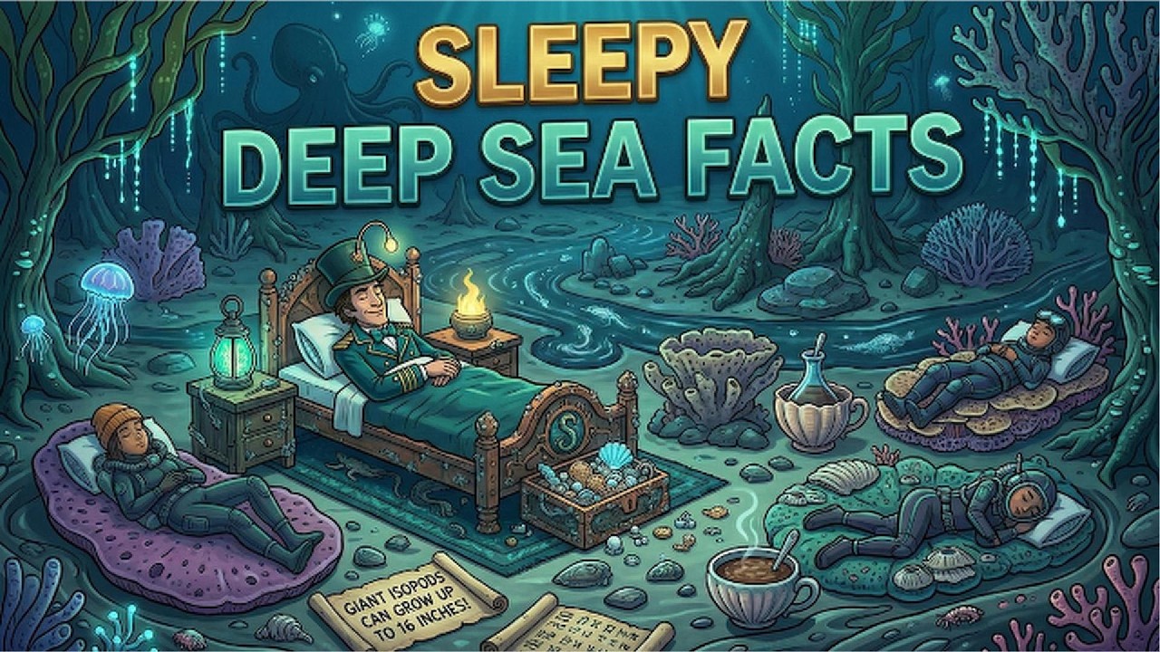Fall Asleep to Fascinating Facts about the Deep Sea and Marine Life | 3 Hour Sleep Video