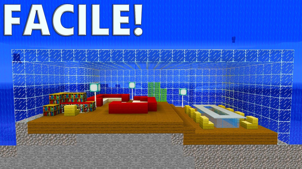 TUTO BUNKER SOUS MARIN ULTRA S&Eacute;CURIS&Eacute; ! | Minecraft