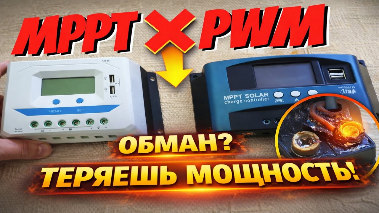 MPPT или PWM? Почему дешёвые контроллеры заряда — пустая трата денег