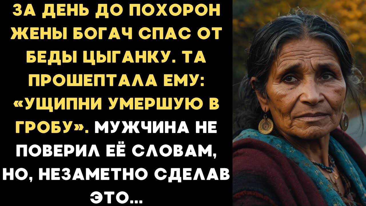 Цыганка прошептала богачу: Ущипни умершую в гробу. Мужчина незаметно сделал это и случилось чудо...