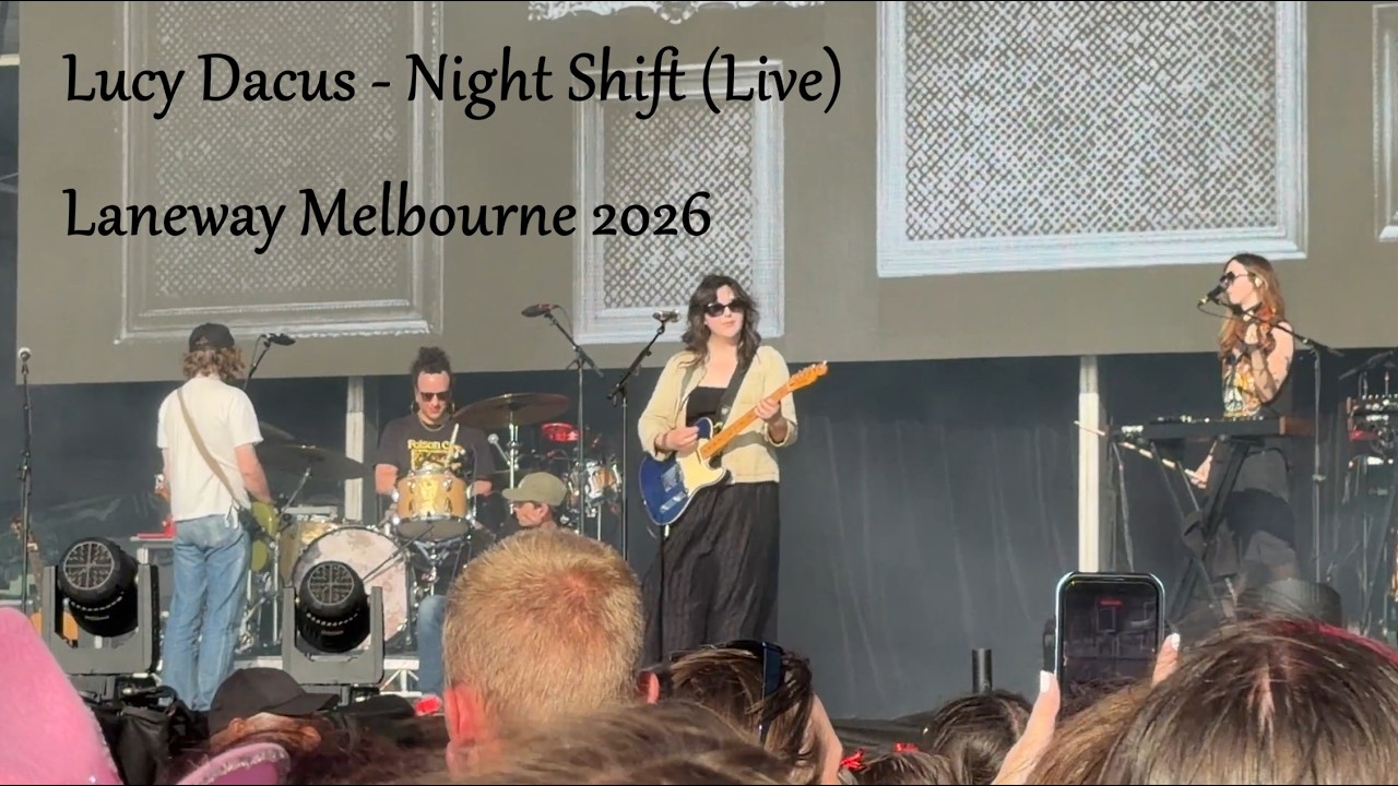 Lucy Dacus - Night Shift (Live) - Laneway Melbourne 2026