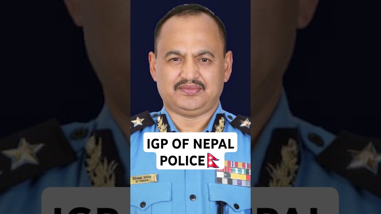 New IGP of Nepal Police - Dipak Thapa Appointed As New IGP