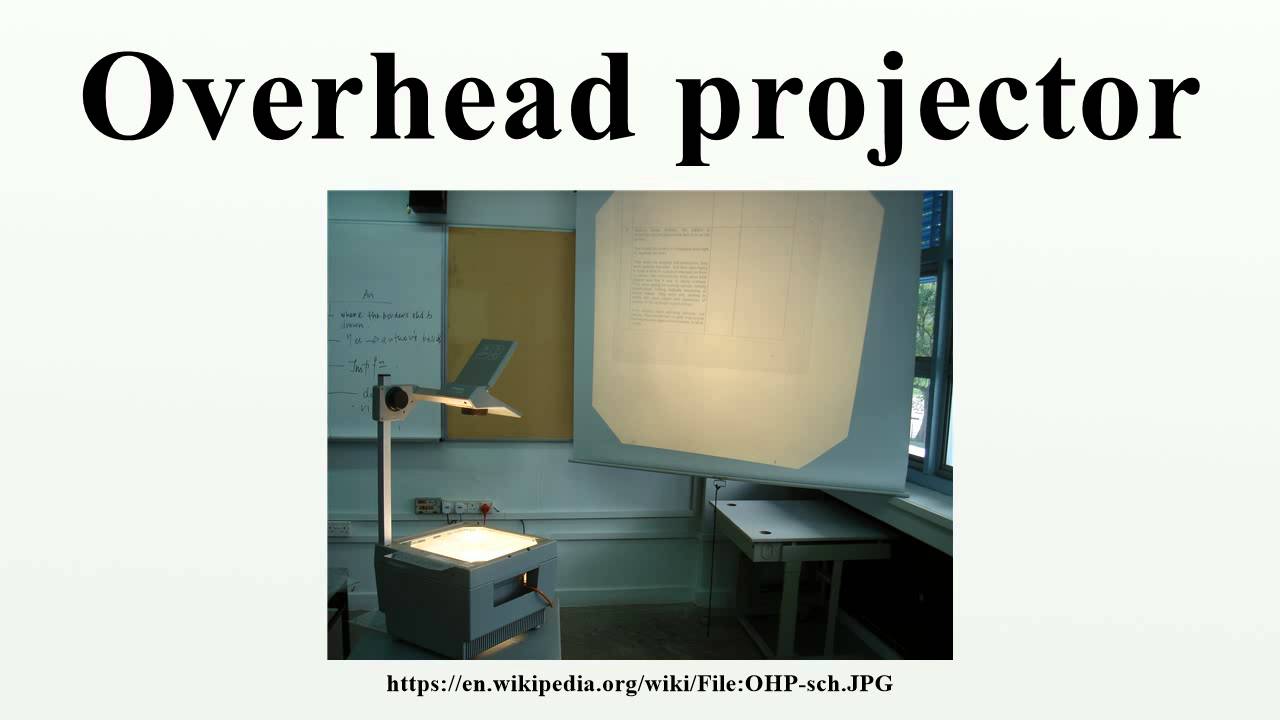 Overhead projector