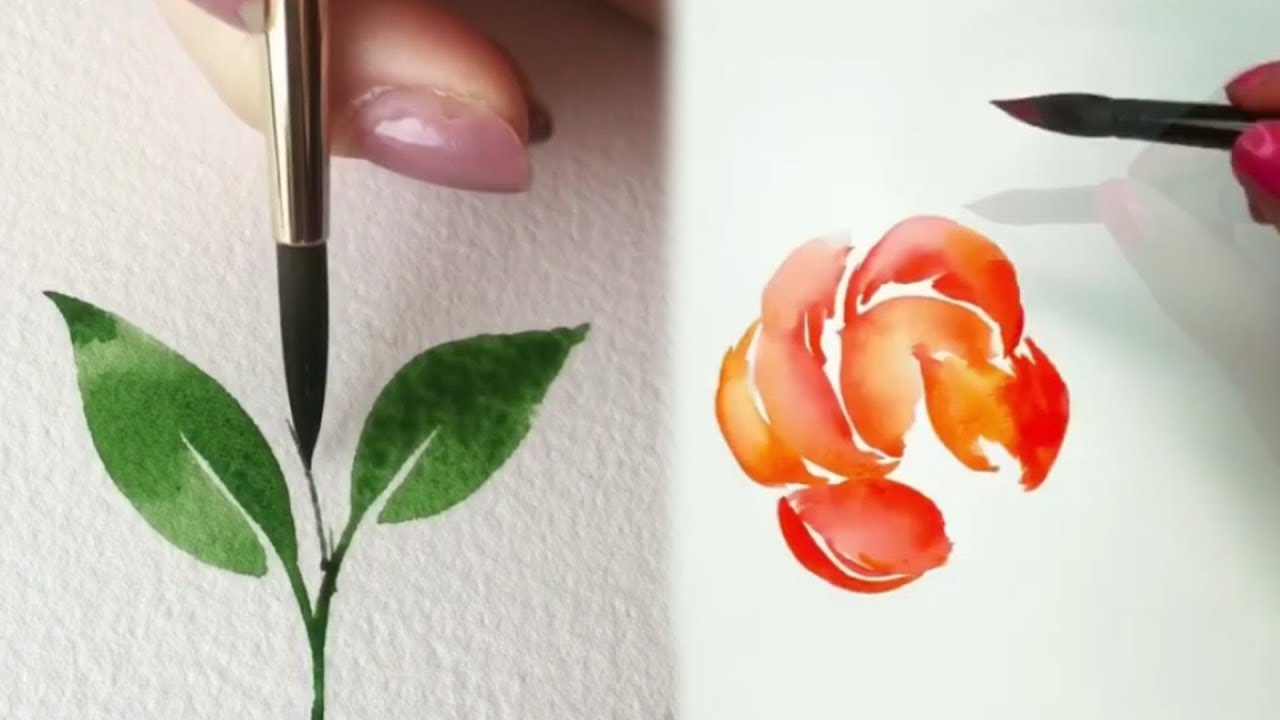 Relaxing Watercolor Painting Art Compilation | Watercolor Art Tutorial