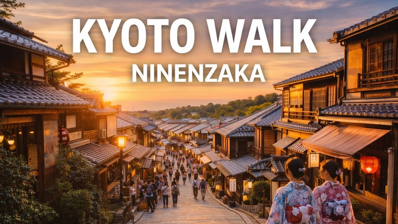 [Japan] Kyoto Old Streets Walk (Ninenzaka) 🇯🇵 | Travel Walks