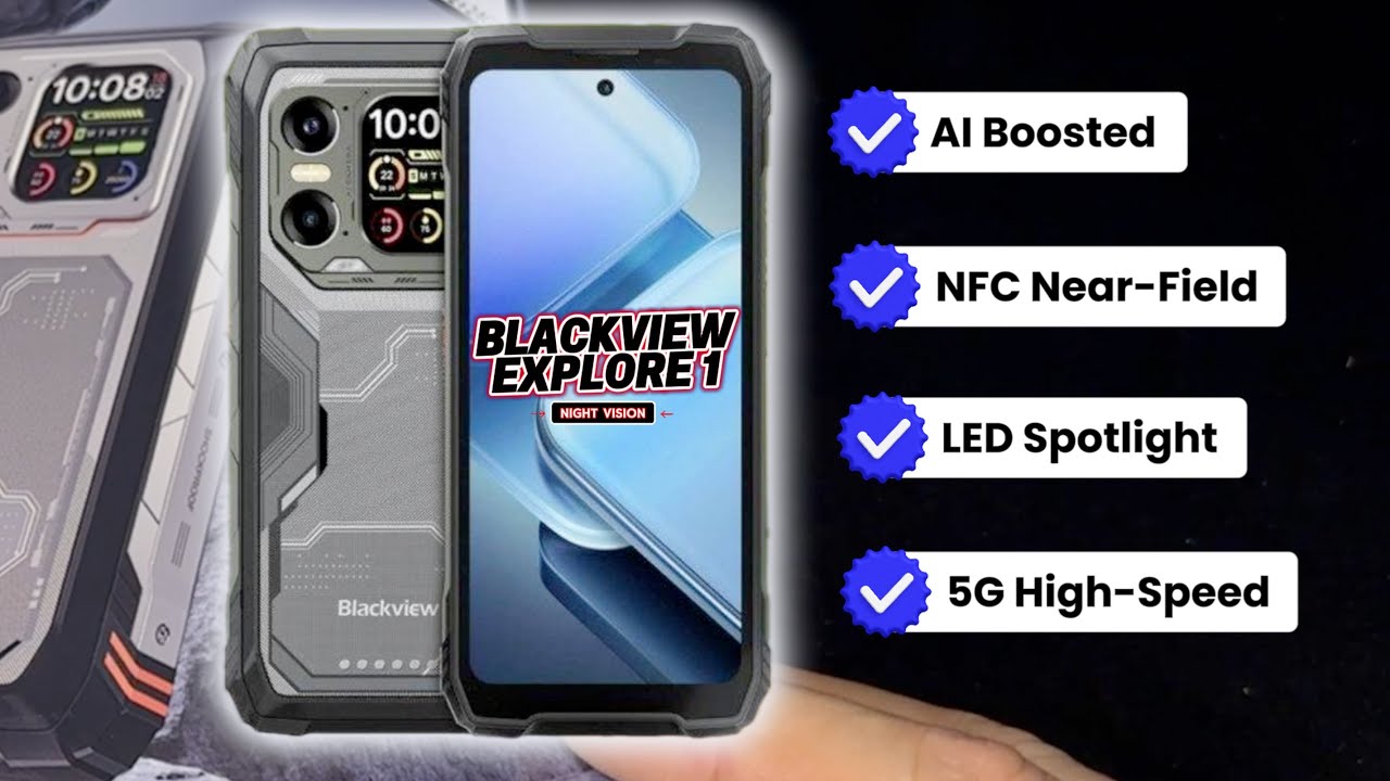 Обзор защищенного телефона Blackview XPLORE 1 — батарея 20000 мАч, поддержка 5G с помощью ИИ, ноч...