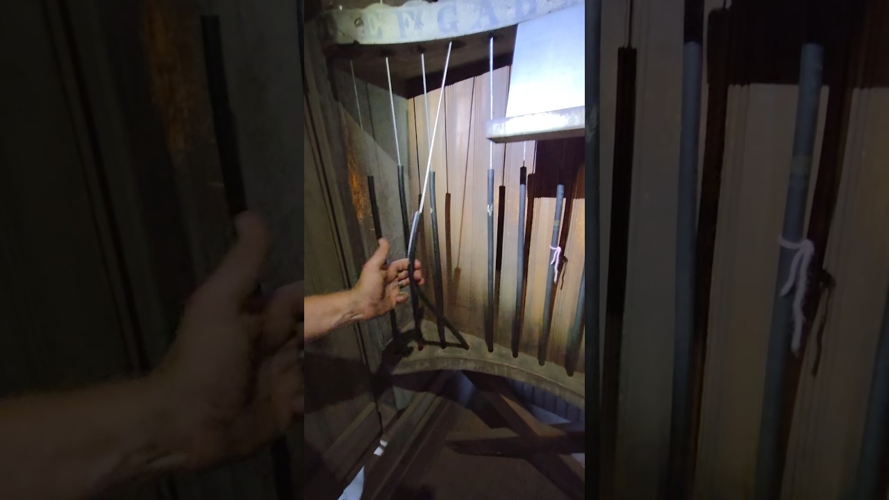 Rare 13 bell Ellacombe chime in America #bells #bellringing #music #instrument #glocke #cloche #fyp