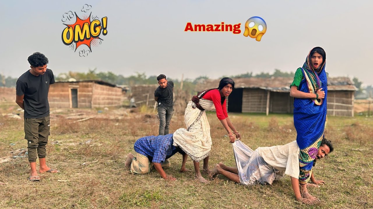 Jhagru Parivaar  Totally Funny comedy video 🤣// Lovely fun nonstop 2024