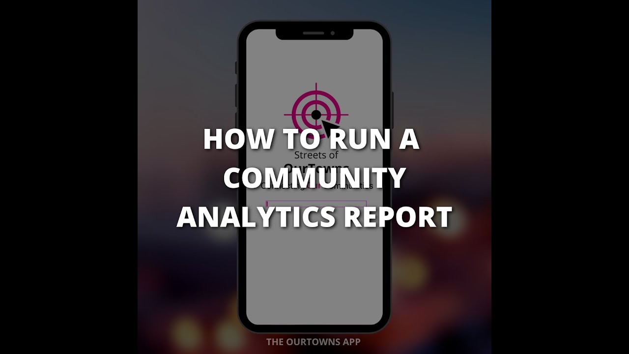 Using OurTowns Community Analytics