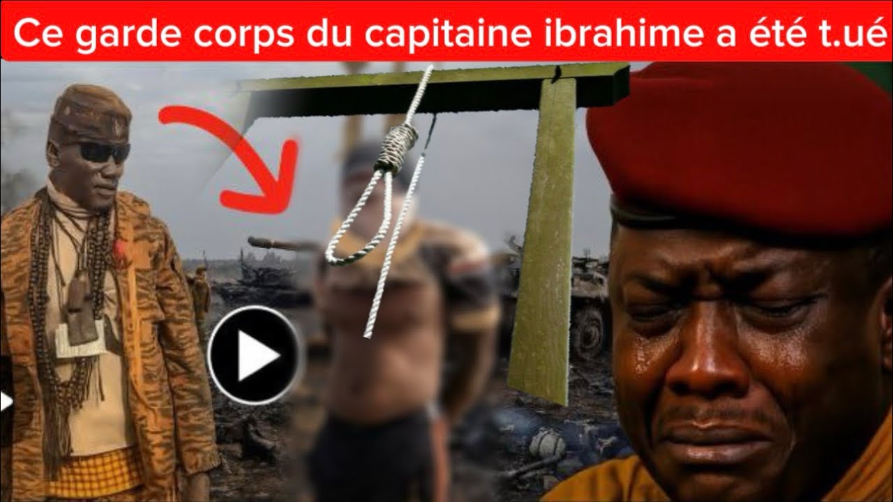 🚨 urgent🚨 un garde du corps du capitaine Ibrahim TRAORÉ a été tu.é aujourd'hui par les terro terro |