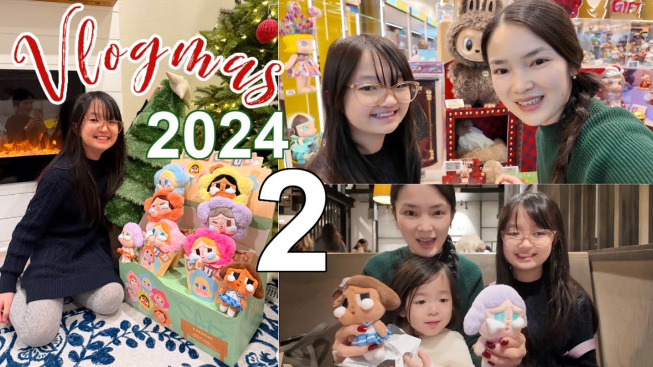 VLOGMAS 2024 P-2 ♥ Đếm Ngược Tới Giáng Sinh Cùng POP MART  | mattalehang
